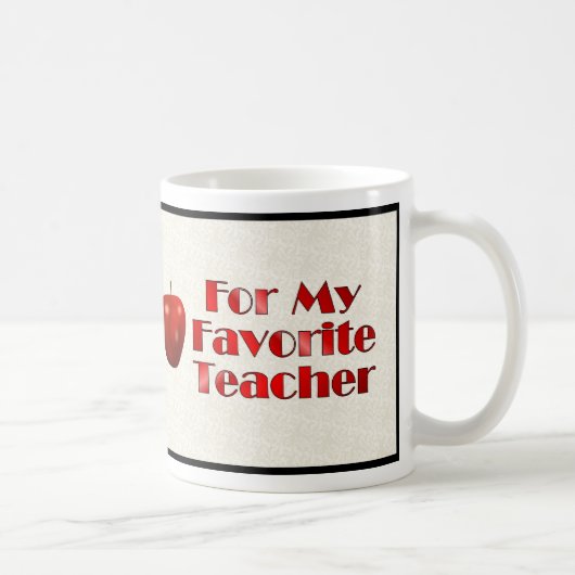 Für meinen Lieblingslehrer Kaffeetasse (Rechts)