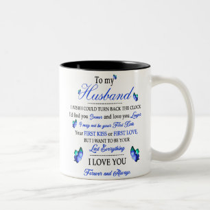 Für meinen Mann, Geschenk für Ehemann, Geschenk  Zweifarbige Tasse