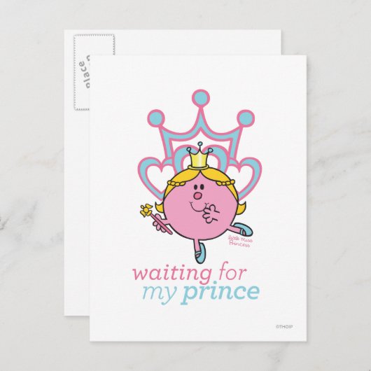 Für meinen Prinzen gewartet Postkarte (Vorne/Hinten)