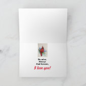 Für meinen Roten Kardinal-Valentinstag Karte (Innenseite)
