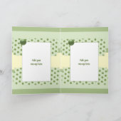 Für meinen schönen Cousin Geburtshaus grün Karte (Innenseite)