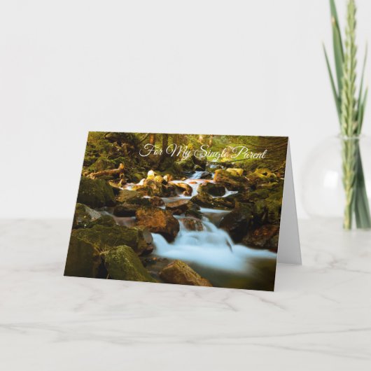 Für meinen Single Eltern Karte (Vorderseite)