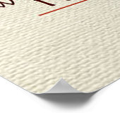 Für meinen Sohn | Lieblicher Brief an ihn | Poster (Ecke)