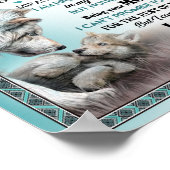 Für meinen Sohn Poster (Ecke)