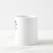 Für meinen Sohn Zitatserfolg Kaffeetasse (Mittel)