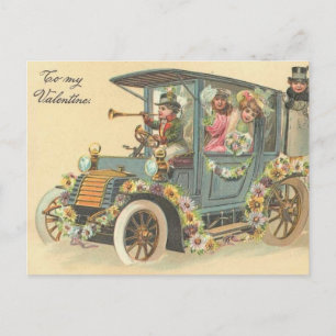 Für meinen Valentinstag-Oldtimer Feiertagspostkarte