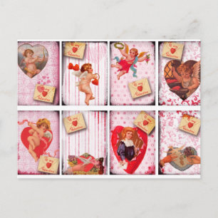 Für meinen Valentinstag-Schützen Vintage Valentins Feiertagspostkarte
