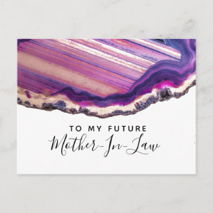 Für meinen zukünftigen Schwiegerelstein Postkarte