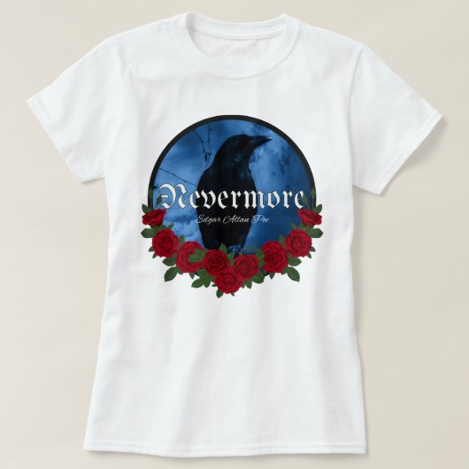 Für Mens Womens Edgar Writer Allan Poe Playwright T-Shirt (Design vorne)