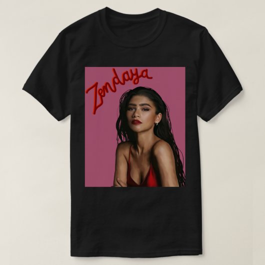 Für Mens Womens Zendaya gibt Film Fan T-Shirt (Design vorne)