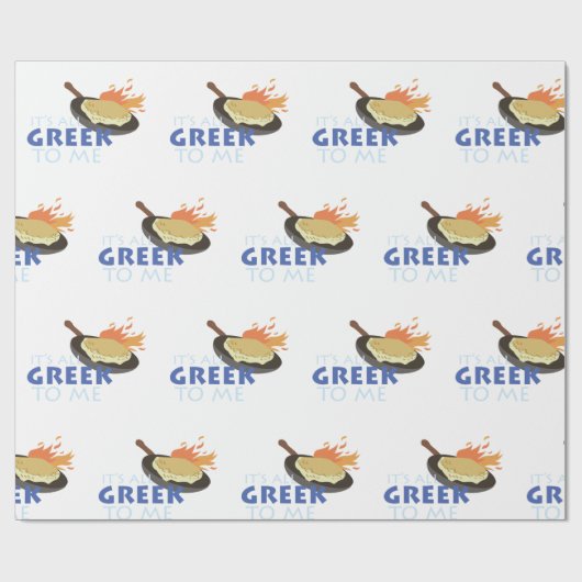 Für mich ist alles Griechisch Geschenkpapier (Flach)