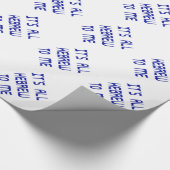 Für mich ist es ganz hebräisch geschenkpapier (Ecke)