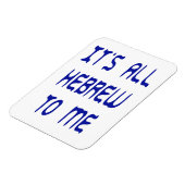 Für mich ist es ganz hebräisch magnet (Linke Seite)