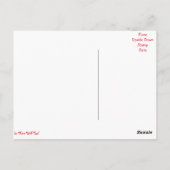 Für mich sind Sie PERFEKTE Postkarte (Rückseite)