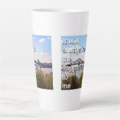 Für mich wird es immer die Tappan Zee sein Milchtasse (Vorderseite)