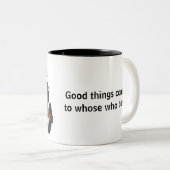 für Michigan Fischer Zweifarbige Tasse (VorderseiteRechts)