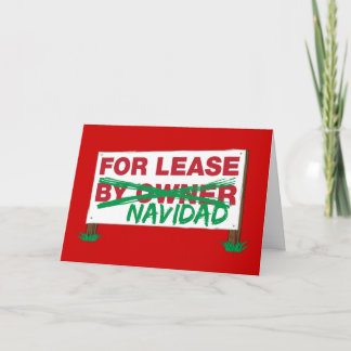Für Miete Navidad - Feliz Navidad lustiges Feiertagskarte