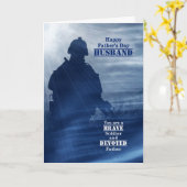 Für Militärhusband am Vatertag Karte (Gelbe Blume)