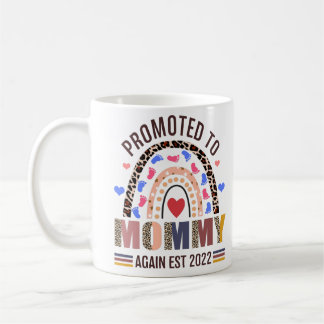 Für Mommy wieder 2022 Leopard Regenbogen befördert Kaffeetasse