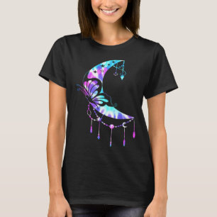 für Mum Crescent Moon Butterfly Mandala T-Shirt