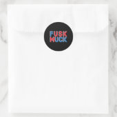 Für Muskelkleber Runder Aufkleber (Tasche)