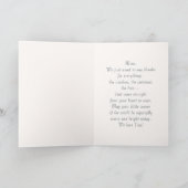 Für Mutter am Muttertag. Benutzerdefinierte Fotoka Karte (Innenseite)