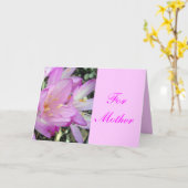 Für Mutter Karte (Gelbe Blume)