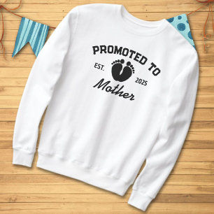 Für Mutter Ostsee 2025 beworben Kinderfußabdrücke Sweatshirt