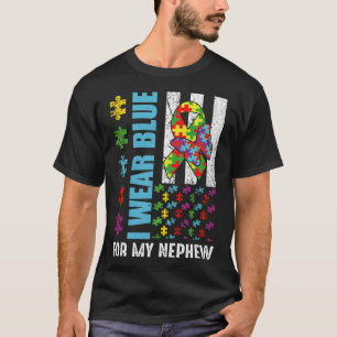 Für Nephew Puzzle Flag Special Autismus Awareness T-Shirt