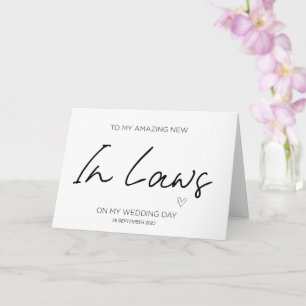 Für neue Eltern im Jura Hochzeit danke von Bride Karte