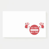 Fur nicht kaufen post-it klebezettel (Vorderseite)