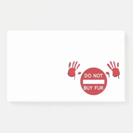 Fur nicht kaufen post-it klebezettel (Vorderseite)