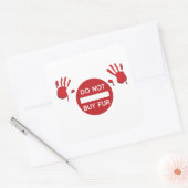 Fur nicht kaufen quadratischer aufkleber (Umschlag)