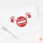 Fur nicht kaufen rechteckiger aufkleber (Umschlag)