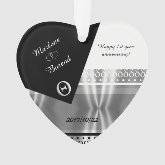 Für nur Marlene u. Barend Ornament (Vorderseite)