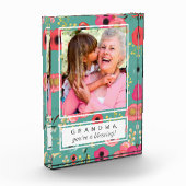 Für Oma am Muttertag. Custom Fotoblock (Links)