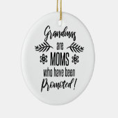 Für Oma befördert Keramik Ornament (Rechts)