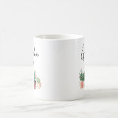 Für Oma Est 2025 Pflanze Mimi Gigi Gaga befördert Kaffeetasse (Mittel)