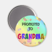 Für Oma, Feiern, Magnet (Vorderseite/Rückseite)