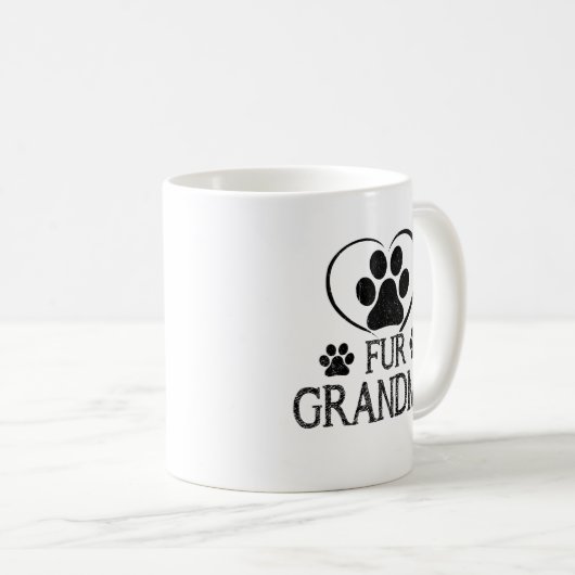 Fur Oma Mother's Day Gift for Dog Lover Kaffeetasse (VorderseiteRechts)