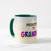 Für Oma, Pastel Clouds Design gefördert Tasse (Vorderseite Links)