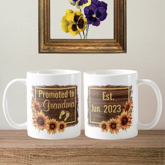 Für Oma-Sonnenblumen-Tasse Kaffeetasse