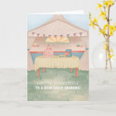 Für Oma Star Baker Bake Off Birthday Card Karte (Gelbe Blume)