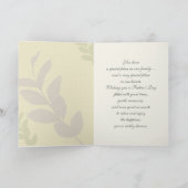 Für Onkel am Vatertag. Elegantes Leaf-Muster Karte (Innenseite)