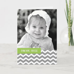 Für Onkel am Vatertag Foto Karte