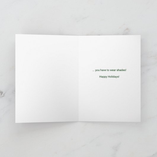 für Onkel Cool Weihnachten Hipster Thema (Innenseite)