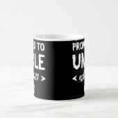 Für Onkel Est 2021 beworben Baby Announcement Gesc Kaffeetasse (Mittel)