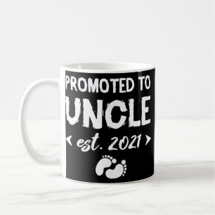 Für Onkel Est 2021 beworben Baby Announcement Gesc Kaffeetasse