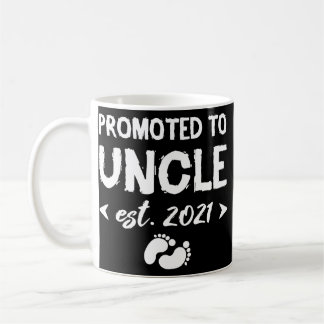 Für Onkel Est 2021 beworben Baby Announcement Gesc Kaffeetasse