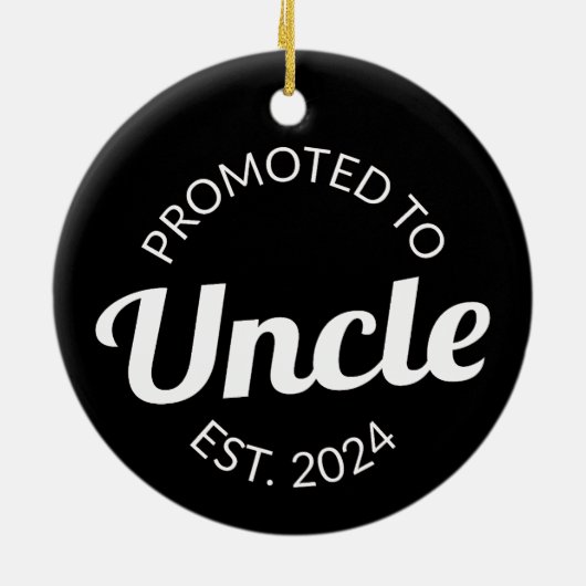 Für Onkel Est bestimmt. 2024 I Keramik Ornament (Hinten)